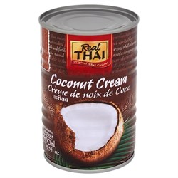 Кокосовые сливки Real Thai, 400мл