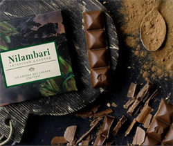 Шоколад нежный на кэробе без сахара, 65 г, Nilambari