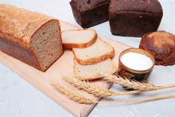 Хлеб бездрожжевой Российский 1 сорт, 350г, Монастырский двор - фото 14529