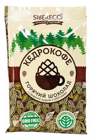 Кедрокофе горячий шоколад, 25г, Сибереко - фото 14679