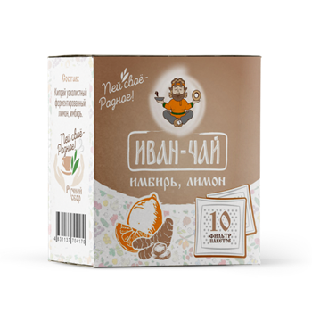 Иван да чай Лимон-имбирь, 10ф/п, Иван да ид08 - фото 14764