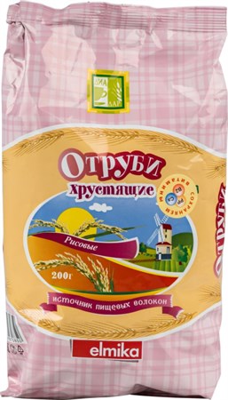 Отруби хрустящие рисовые, 200г, Диадар вита12 - фото 15056