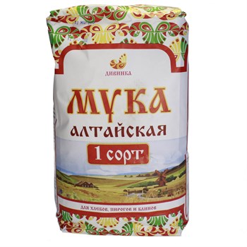 Мука пшеничная 1 сорт, 5кг, Дивинка див8 - фото 15471