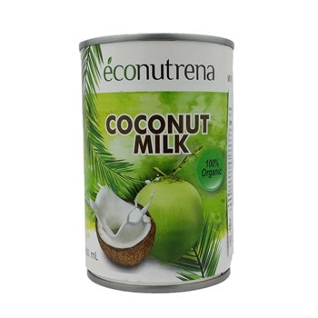 Молоко кокосовое органическое 17%, 400мл, Econutrena - фото 15558
