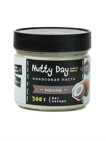 Кокосовая манна, 300г, Nutty day натд1 - фото 15753