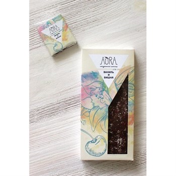 Шоколад Ваниль и вишня, 90г, Аура - фото 16261
