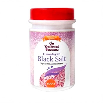 Соль черная гималайская Oriental Bazaar, 100г - фото 16312