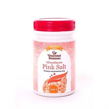 Соль розовая гималайская Oriental Bazaar, 100г - фото 16314