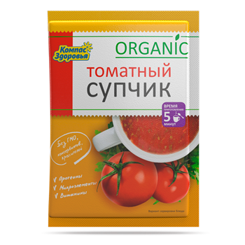Суп-пюре томатный, 30г, КЗ - фото 16459