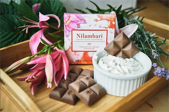 Шоколад на кэробе с ванилью, 65 г, Nilambari - фото 17460