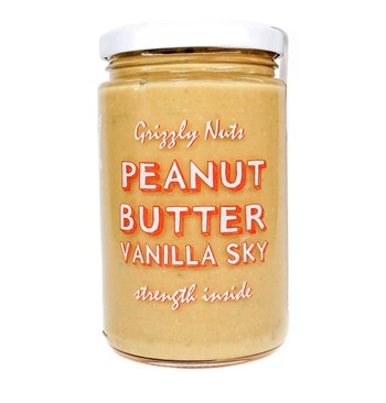 Арахисовая паста с ванилью и изюмом Vanilla Sky, 370г, Grizzly nuts - фото 17574