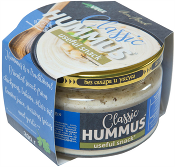 Хумус классический, 200г, Полезные продукты - фото 18169