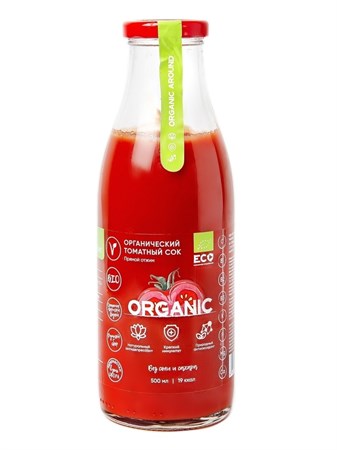 Сок томатный органический, 500мл, Органик - фото 18680