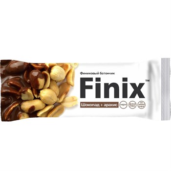 Батончик финиковый арахис и шоколад, 30г, Finix - фото 18695