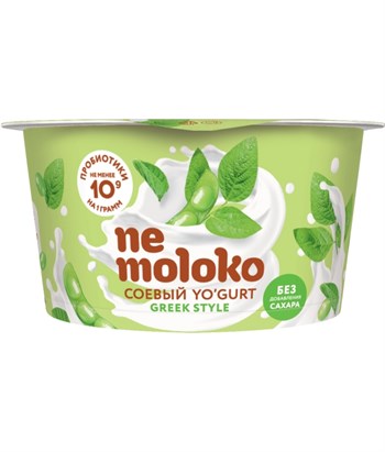 Йогурт соевый греческий, 130г, Немолоко - фото 18762