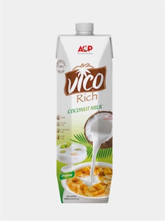 Молоко кокосовое 16-19%, 1л, ACP - фото 18983