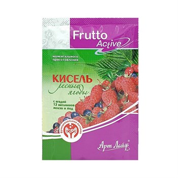 Кисель быстрорастворимый Лесные ягоды, 15г, Артлайф арт18 - фото 19195