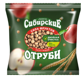 Отруби хрустящие Сила фруктов, 100г , Сибирская клетчатка сибкл20 - фото 19928