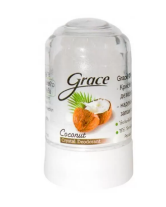 Дезодорант кристаллический Кокос, 50г, Grace грс4 - фото 20467