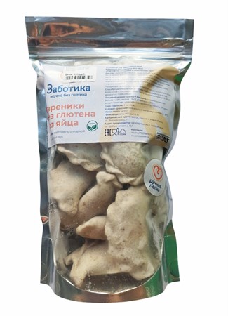 Вареники с картофелем и луком без глютена, 400г, Заботика збт2 - фото 20499