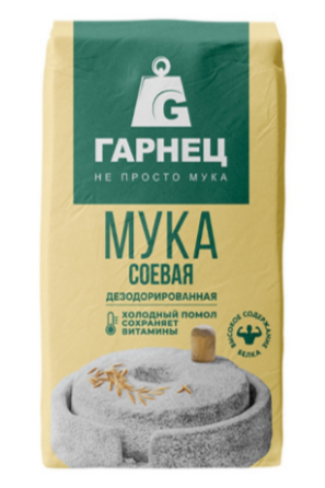 Мука соевая дезодорированная, 350г, Гарнец гар70 - фото 20546