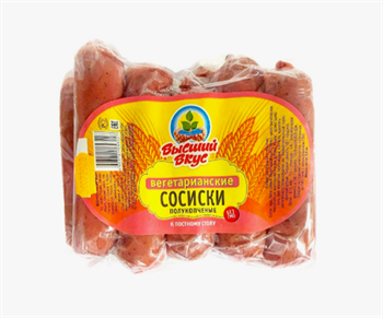 Сосиски полукопченые, 500г, Омск вво14