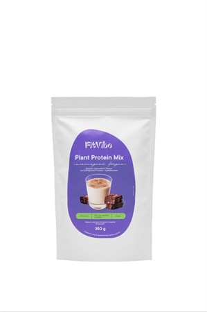 Протеин растительный Шоколадный брауни, 350г, ФитВайб фитвб6