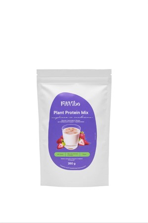 Протеин растительный Клубника со сливками, 350г, ФитВайб фитвб4