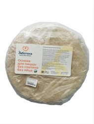 Основа для Пиццы без глютена 3шт, 600г, Заботика збт5