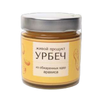 Урбеч из обжаренных ядер Арахиса, 200г, Живой продукт жпр034