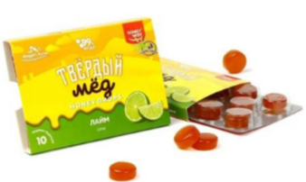 Твердый мед Лайм, 30г тмед7