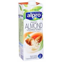 Напиток миндальный без сахара, 1л, Alpro
