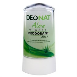 Дезодорант минеральный Алоэ, 60г, Деонат