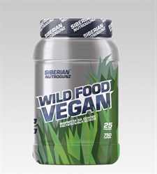 Протеин веган Ванильный пломбир, 750г, Wild food vegan