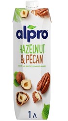 Напиток фундук-пекан с кальцием, 1л, Alpro