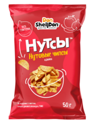 Нутовые чипсы Аджика без глютена, 50г, Don Shelldon нутс4