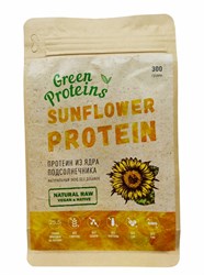 Подсолнечный белок, 300г, Green protein гринпр10