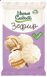 Зефир без сахара Крем-брюле, 50г, Умные сладости ди33