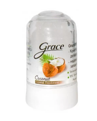 Дезодорант кристаллический Кокос, 50г, Grace грс4