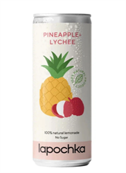 Напиток без сахара Ананас-Личи, 330мл, Lapochka лапч3