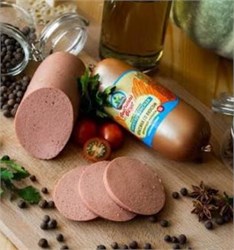 Колбаса вареная со вкусом докторской, 400г, Омск вво1