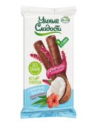 Батончики амарантовые с кокосовой начинкой, 20г, Умные сладости ди28