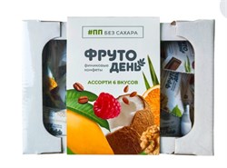 Конфеты финиковые ассорти шесть вкусов, 450г, Фрутодень сибкедр92