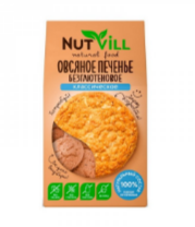 Печенье овсяное Классическое без глютена, 85г, Nutvill натвилл18