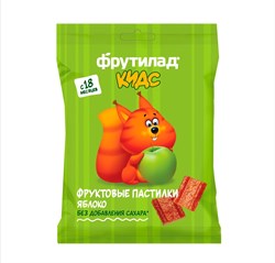 Фруктовые пастилки Кидс Яблоко, 30г, Фрутилад фру40