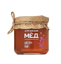 Мед Цветочный, 450г, Гордость Алтая мед029
