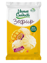 Зефир без сахара Манго-маракуйя, 50г, Умные сладости ди38